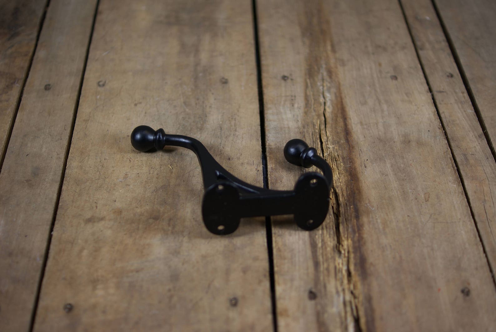 Very Large Cast Iron Coat Hook/harness Hook Powdercoated Etsy
