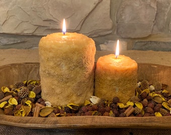 Lemon Shortbread Homestead Hearth Pillar Candle