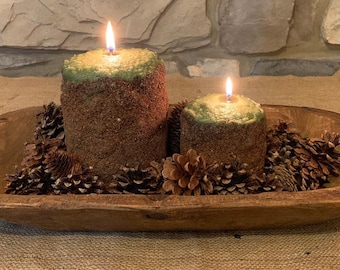 Cabin in the Woods Homestead Hearth Pillar Candle