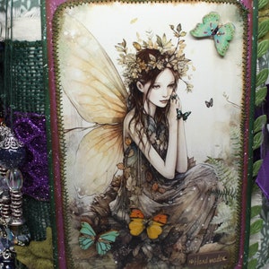 PIXIE -  A  JUMBO Grungy Junk Journal,  Size - 8X11