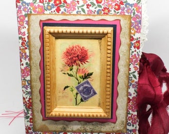 PINK NELKE - Shabby Chic - Vintage - Junk Journal - 150x260