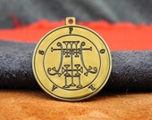 Governor Foras - Lesser Key of Solomon amulet, sigil necklace, Lemegeton, occult jewelry, ritual