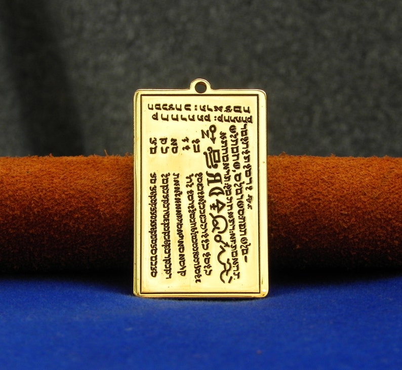 Amulet of the greatest fortune and long life The Mystery of the Fourth Seal Pendant or Wallet insert card 6th and 7th Books of Moses