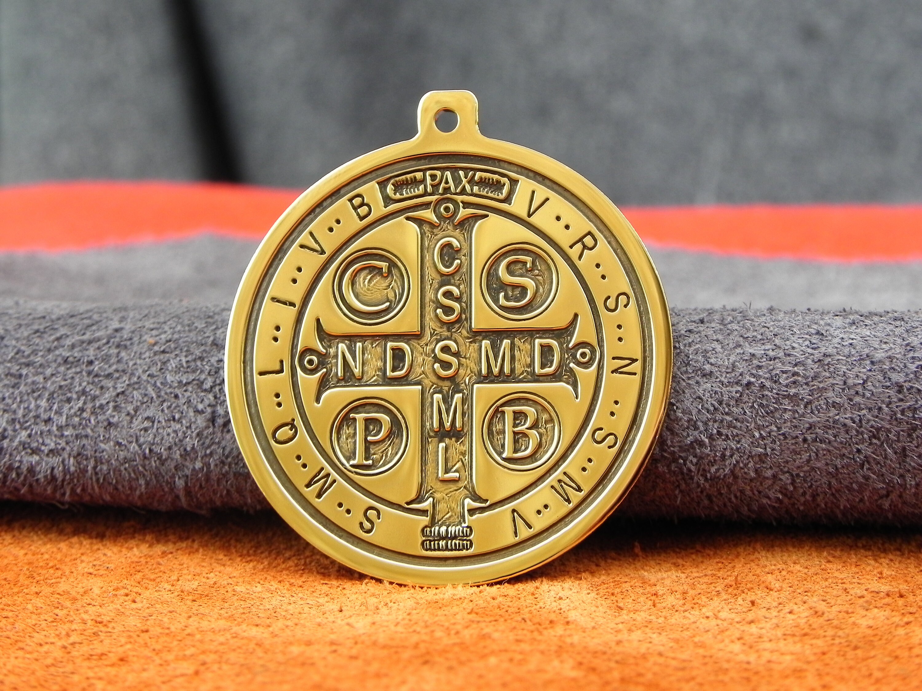 St. Benedict pendant Two Sides amulet Catholic Anglican Etsy