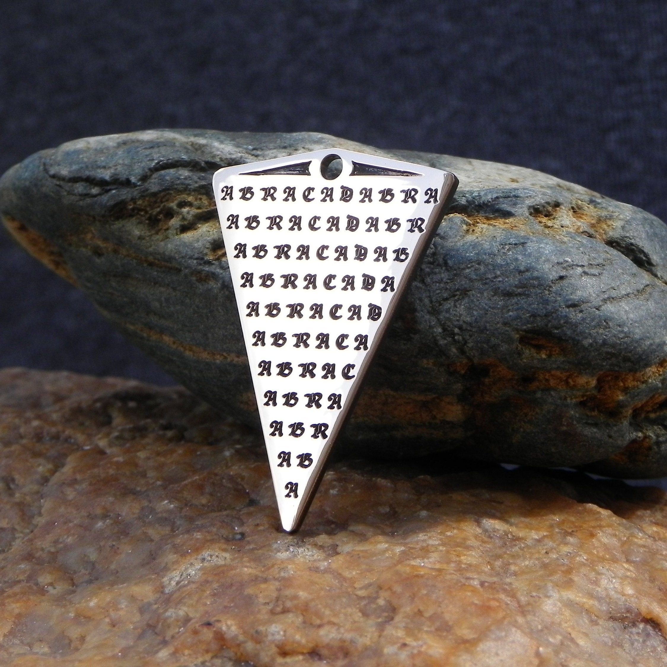Abracadabra Talisman Abraxas amulet Ancient magic symbol for Etsy