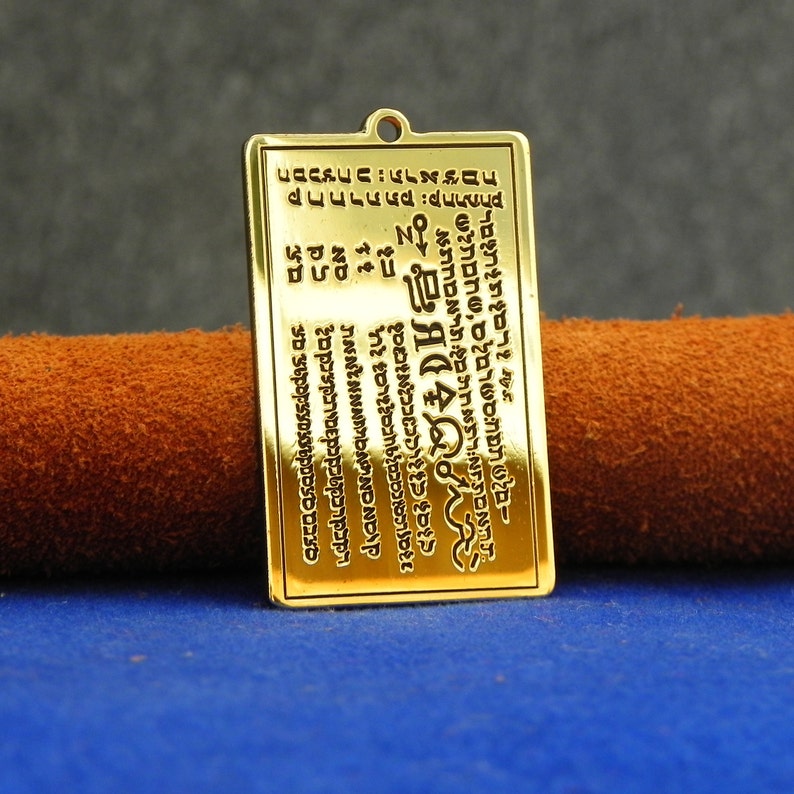 Amulet of the greatest fortune and long life The Mystery of the Fourth Seal Pendant or Wallet insert card 6th and 7th Books of Moses