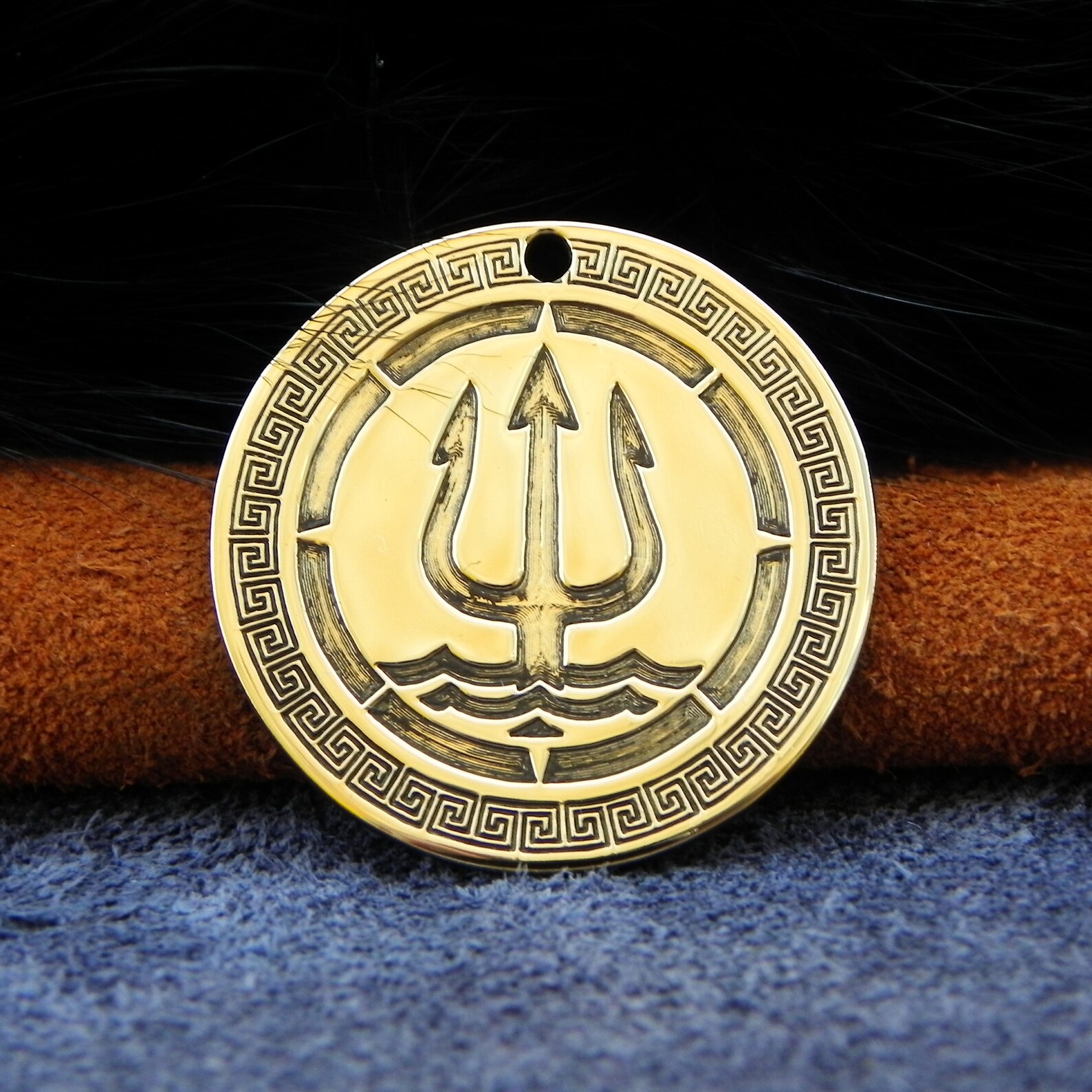 Símbolo del tridente de Poseidón amuleto de la Antigua Grecia Etsy