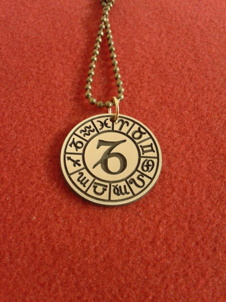 Capricorn Necklace Capricorn Jewelry Astrology Necklace Etsy