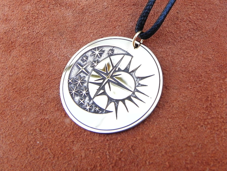 Sun and Moon pendant