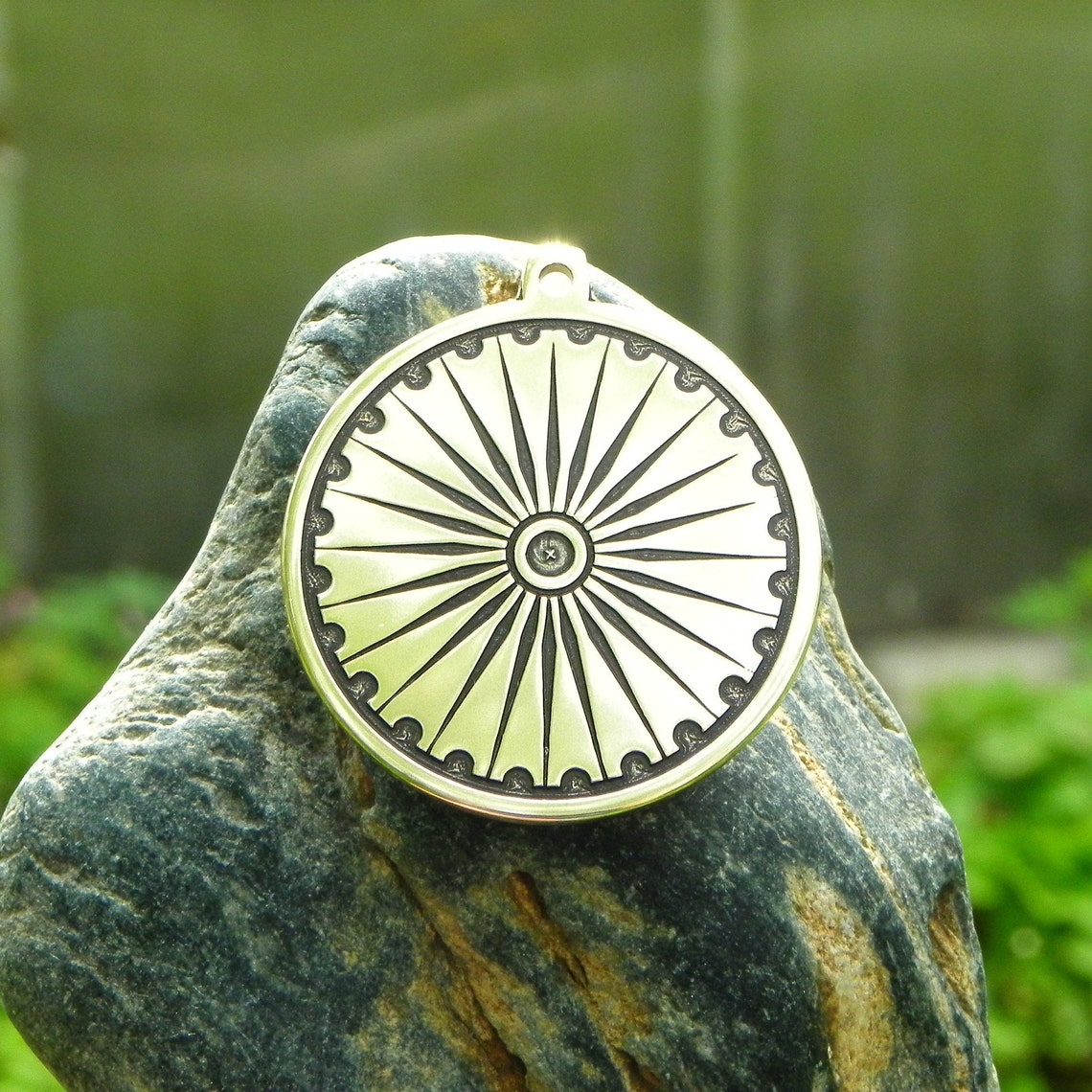 Ashoka Chakra Pendant Etsy