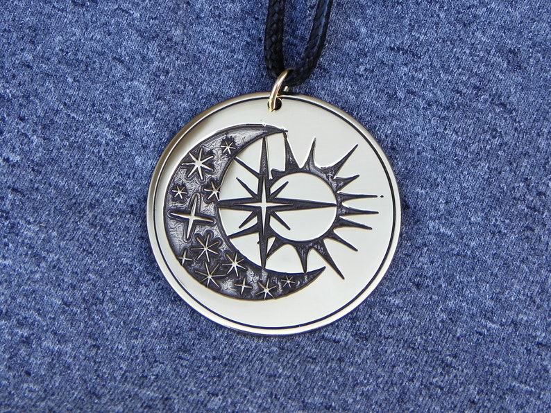 Sun and Moon pendant