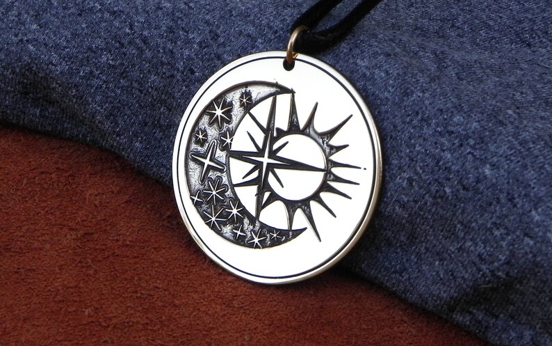 Sun and Moon pendant