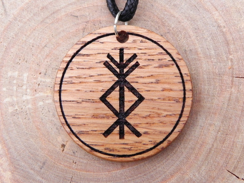 Runic Magic Talisman Prosperity Viking Amulet | Etsy