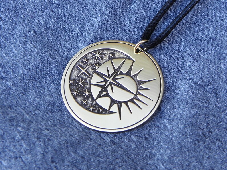 Sun and Moon pendant