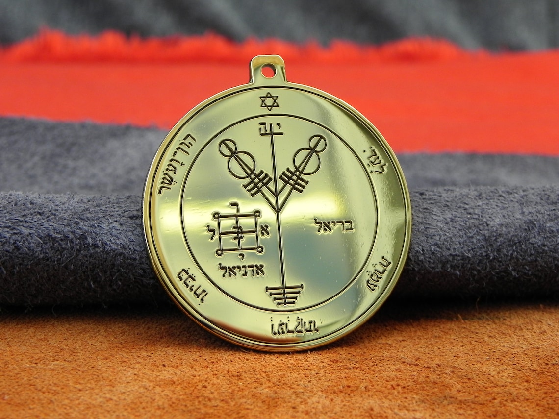 Fourth Pentacle of Jupiter Solomon Pentacle of Jupiter Etsy