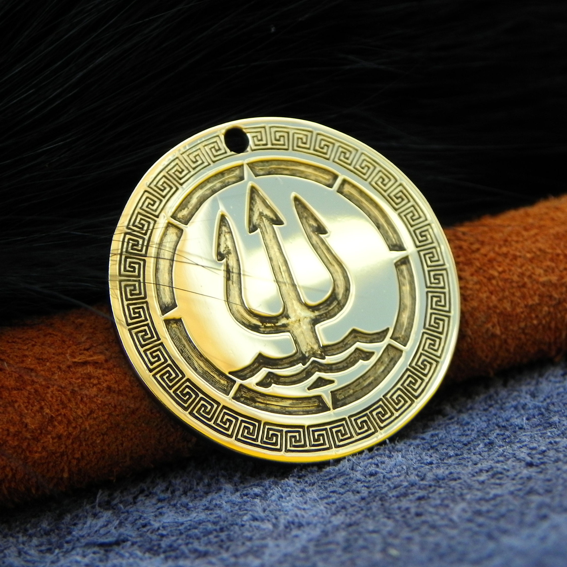HZMAN Men Vintage Poseidon Trident Necklace - | Ubuy