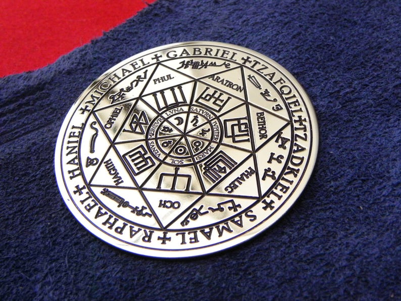 Scheda magica I sigilli dei sette arcangeli i sette arcangeli | Etsy