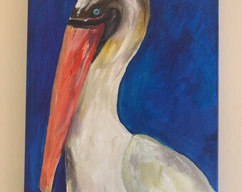 Pelican/ original oil painting 9x12 inches