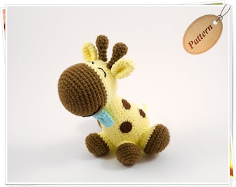 Crochet Giraffe Pattern, Crochet Giraffe PDF, Amigurumi Giraffe Tutorial, Baby Giraffe Pattern