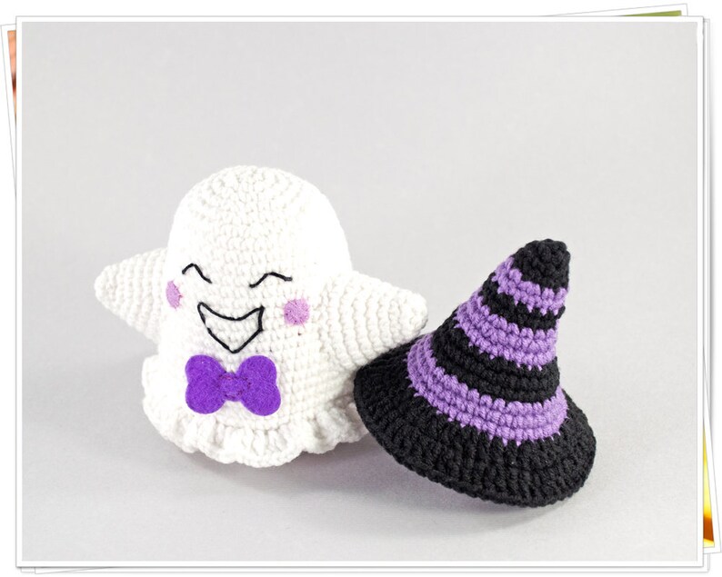 Halloween Ghost Crochet Pattern, Amigurumi Halloween Ghost Pattern, Cute Halloween Ghosts PDF, DIY Ghost Decor, Ghost Doll Tutorial image 4