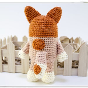 Crochet Brown Heeler Puppy/Amigurumi Heeler Pattern/Crochet Cattle Dog PDF/Crochet Dog Pattern/PDF Heeler Puppy/Crochet Bingo Tutorial image 4