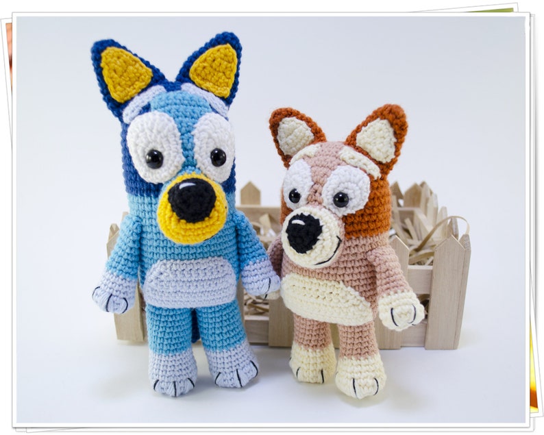 Crochet Brown Heeler Puppy/Amigurumi Heeler Pattern/Crochet Cattle Dog PDF/Crochet Dog Pattern/PDF Heeler Puppy/Crochet Bingo Tutorial image 7