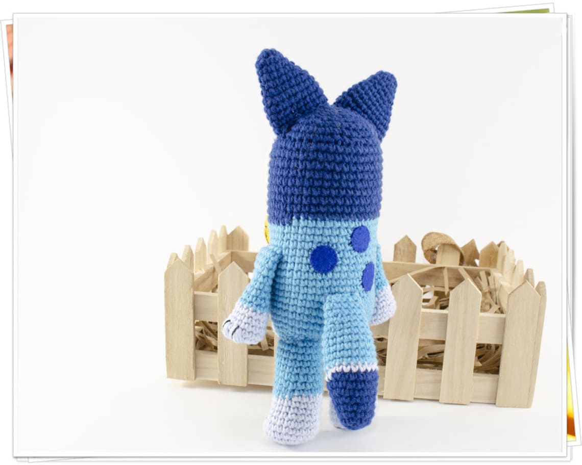 Crochet Bluey Puppy Amigurumi Bluey Pattern Crochet Bluey Etsy