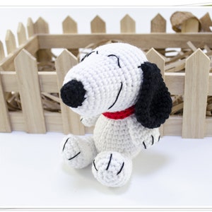 Crochet Snoopy Dog Pattern/Amigurumi Dog Snoopy Crochet Pattern/Snoopy Crochet Doll Pattern/Snoopy Amigurumi Crochet Pattern/Crochet Dog PDF image 2
