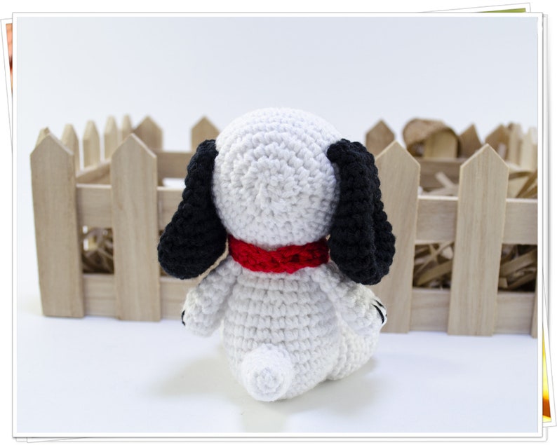 Crochet Snoopy Dog Pattern/Amigurumi Dog Snoopy Crochet Pattern/Snoopy Crochet Doll Pattern/Snoopy Amigurumi Crochet Pattern/Crochet Dog PDF image 4
