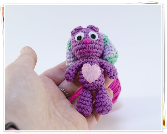 Mini Borsette Portachiavi Uncinetto Portachiavi Mini Coniglietto