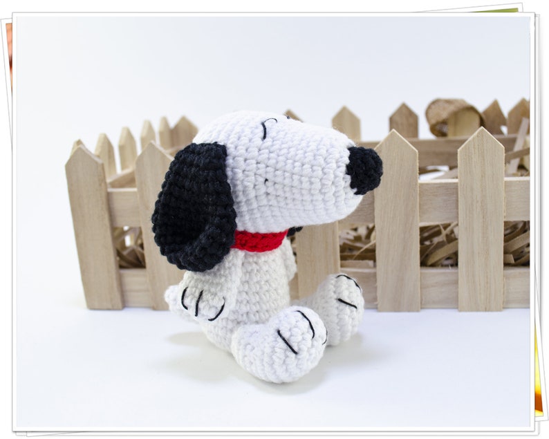 Crochet Snoopy Dog Pattern/Amigurumi Dog Snoopy Crochet Pattern/Snoopy Crochet Doll Pattern/Snoopy Amigurumi Crochet Pattern/Crochet Dog PDF image 5