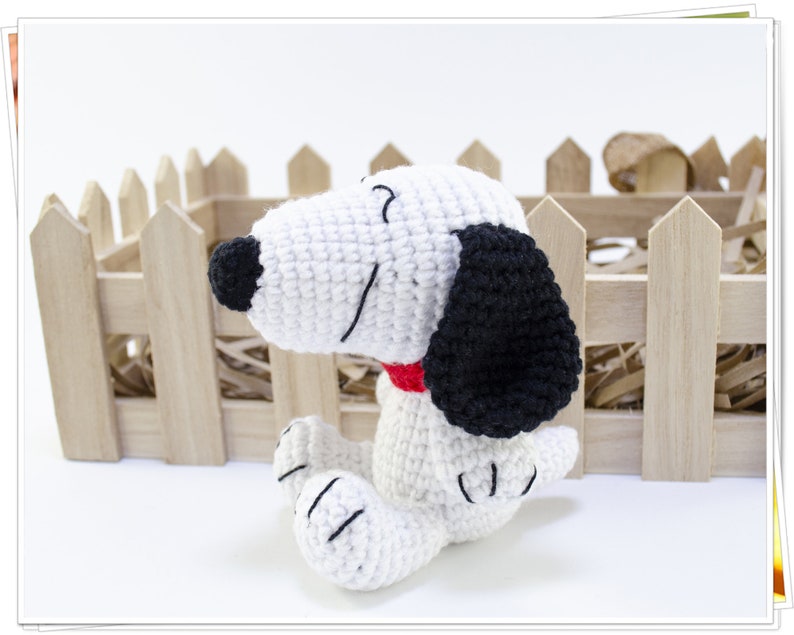 Crochet Snoopy Dog Pattern/Amigurumi Dog Snoopy Crochet Pattern/Snoopy Crochet Doll Pattern/Snoopy Amigurumi Crochet Pattern/Crochet Dog PDF image 3