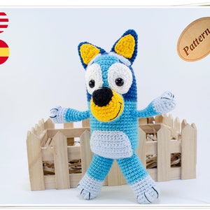 Crochet Blue Heeler Puppy Pattern/Amigurumi Heeler Dog PDF Pattern/ Crochet Puppy Pattern/Crochet Dog Pattern/Blue Heeler Puppy PDF Pattern