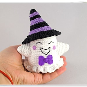 Halloween Ghost Crochet Pattern, Amigurumi Halloween Ghost Pattern, Cute Halloween Ghosts PDF, DIY Ghost Decor, Ghost Doll Tutorial image 10