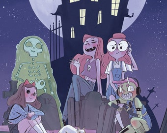 SPOOKY GIRLS - a coming of age graphic novel with teenage monsters