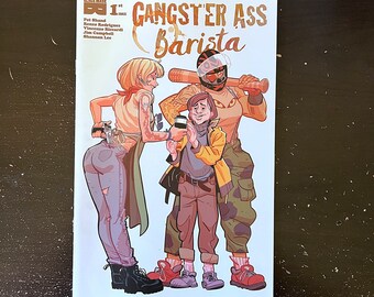 Gangster Ass Barista #1 SINGLE ISSUE - Cover A by Conor Hughes - Signed by Pat Shand