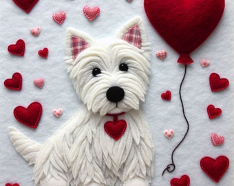 Westie Greeting Greeting Birthday Card