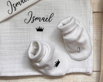 Birth slipper to personalize