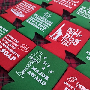Christmas Story Koozies (Set of 2, 6, or 12)