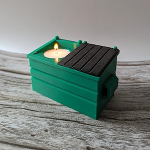 Dumpster Fire Candle Holder (includes tea light!)