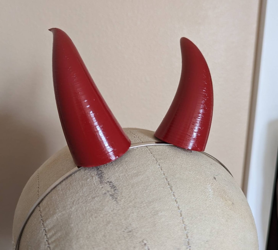 3D Printed Horns Demon Horns / Power Horns Etsy
