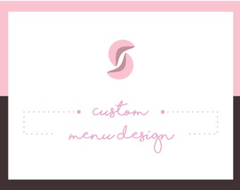 Graphic Design | Custom Menu Design