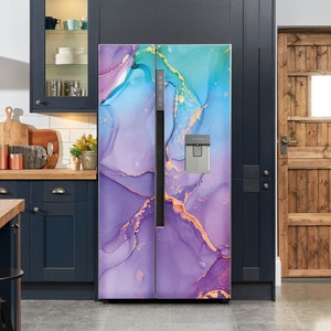 Coffee wrap fridge wrap - TenStickers