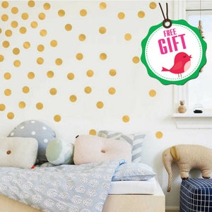 Nursery Decals, Earth Tones Wall Decal, Gray, Teal, Polka Dots, Nursery  Wall Decal, Kids Wall Decals, Modern Nursery, Wall Decal, Room Art -   Australia