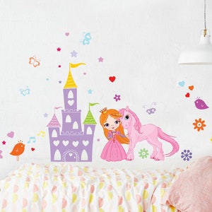 Baby Girl Room Decor, Girl Nursery Decor, Girl Room Decor Princess, Baby Girl Room, Princess Wall Decal, Girl Room Decal, Girl Room Decor