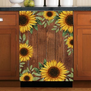 MLGB Autumn Pumpkins Dishwasher Magnetic Panel Decal Magnet