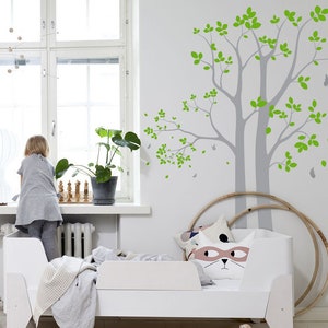 Grote boom muur decal, boom muur decal, boom vinyl muur decal, boom decal, boom vinyl muur decal, boom muur decal kwekerij, muur decal boom