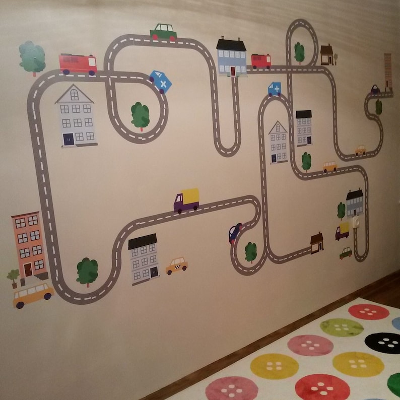 Car Wall Decal Transportation Decal Car Wall Decals Car Etsy