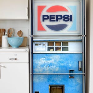 Retro pepsi Fridge wrap