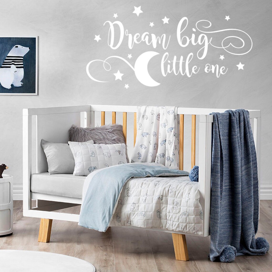 Dream Big Little One Dream Big Little One Wall Decal Dream - Etsy
